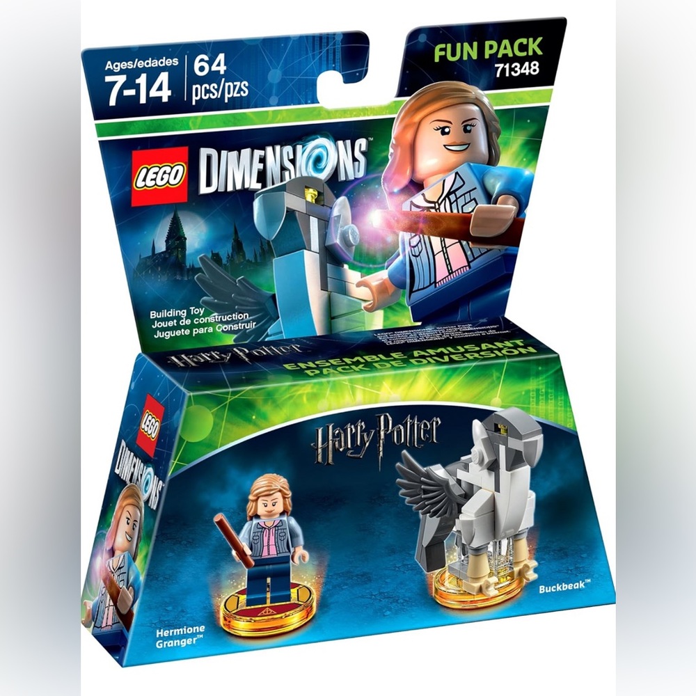 LEGO DIMENSIONS HARRY POTTER HERMIONE GRANGER BUCKBEAK FUN PACK - 71348